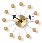 Ball Clock Cherry