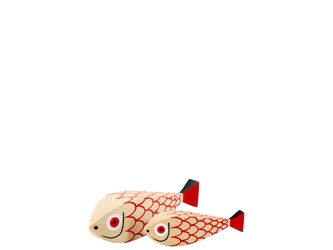 Wooden Dolls, Mother Fish & Child