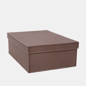 STORAGE BOX W/LID MED ELEPHANT/WH