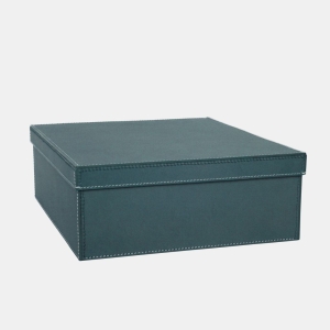 STORAGE BOX W/LID LRG DB/WH