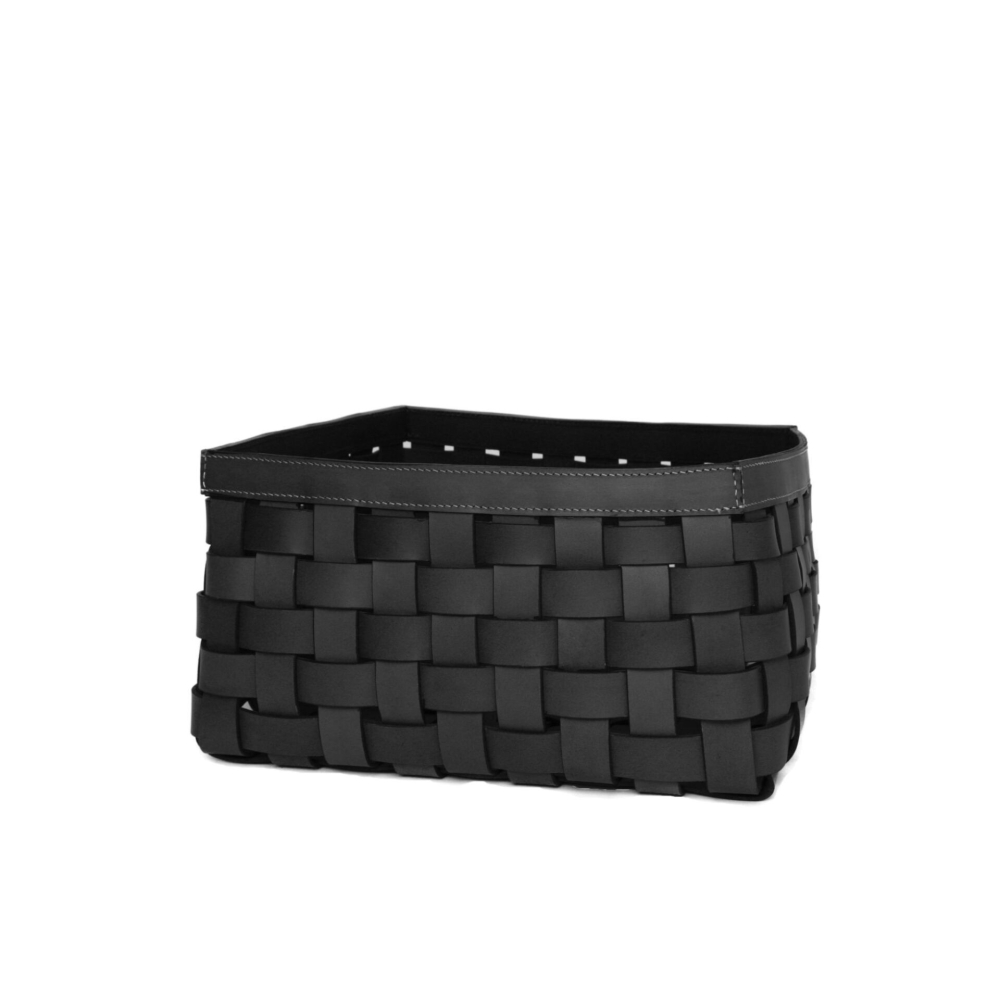 BRAIDED BOX LARGE BLACK/WH. ST.