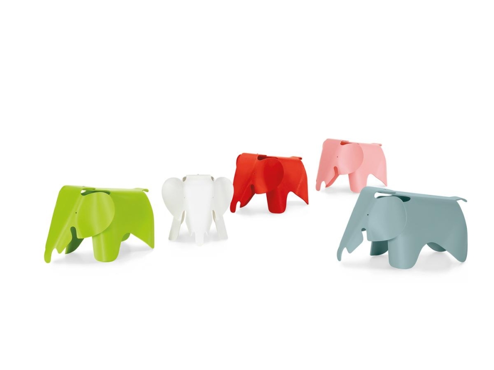 Eames Elephant (Plastic), ice grey