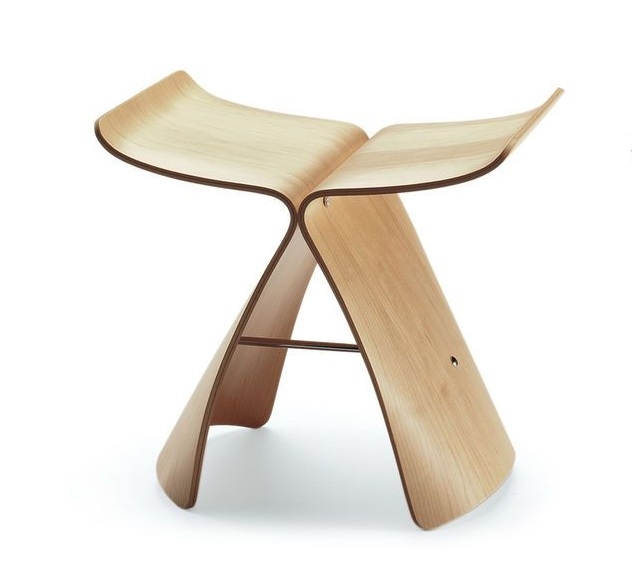 Butterfly Stool natural maple