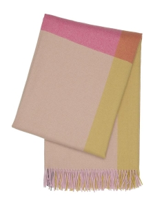 Colour Block Blanket pink-beige