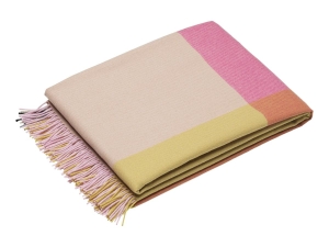 Colour Block Blanket pink-beige