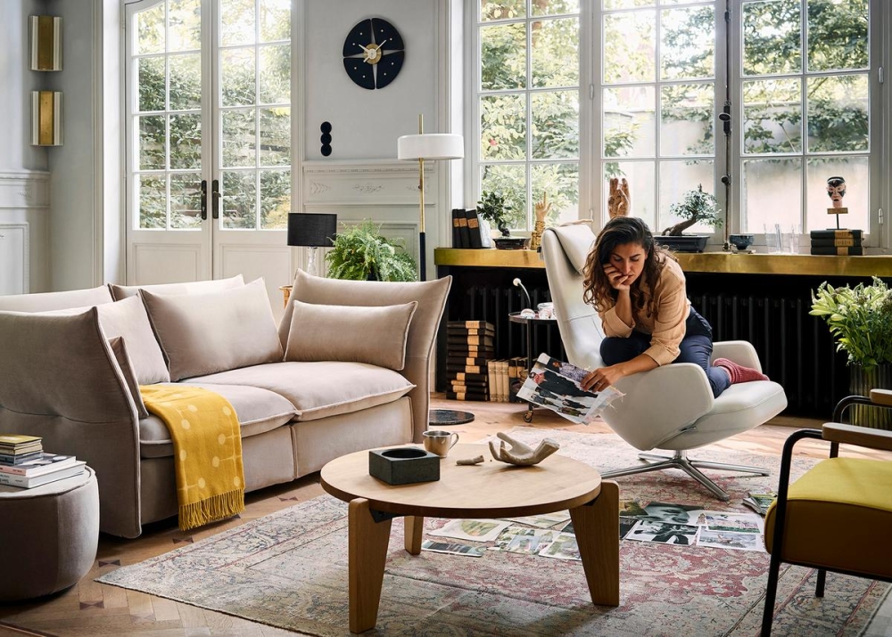 Eames Wool Blanket, mustard