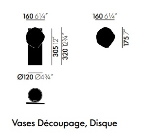 Vases Decoupage, Disque