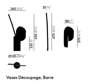 Vases Decoupage, Barre