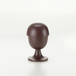 Ceramic Container No.3, dark aubergine