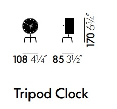 Tripod Clock